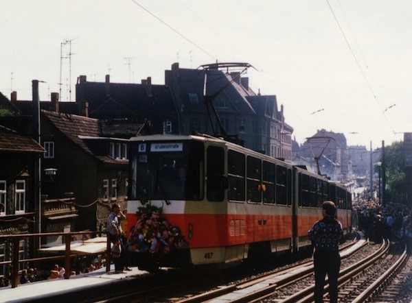 Eröffnung Strecke Nordbahnhof - Grubenstraße