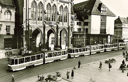 Tatra-30er-Traktion am Fischmarkt