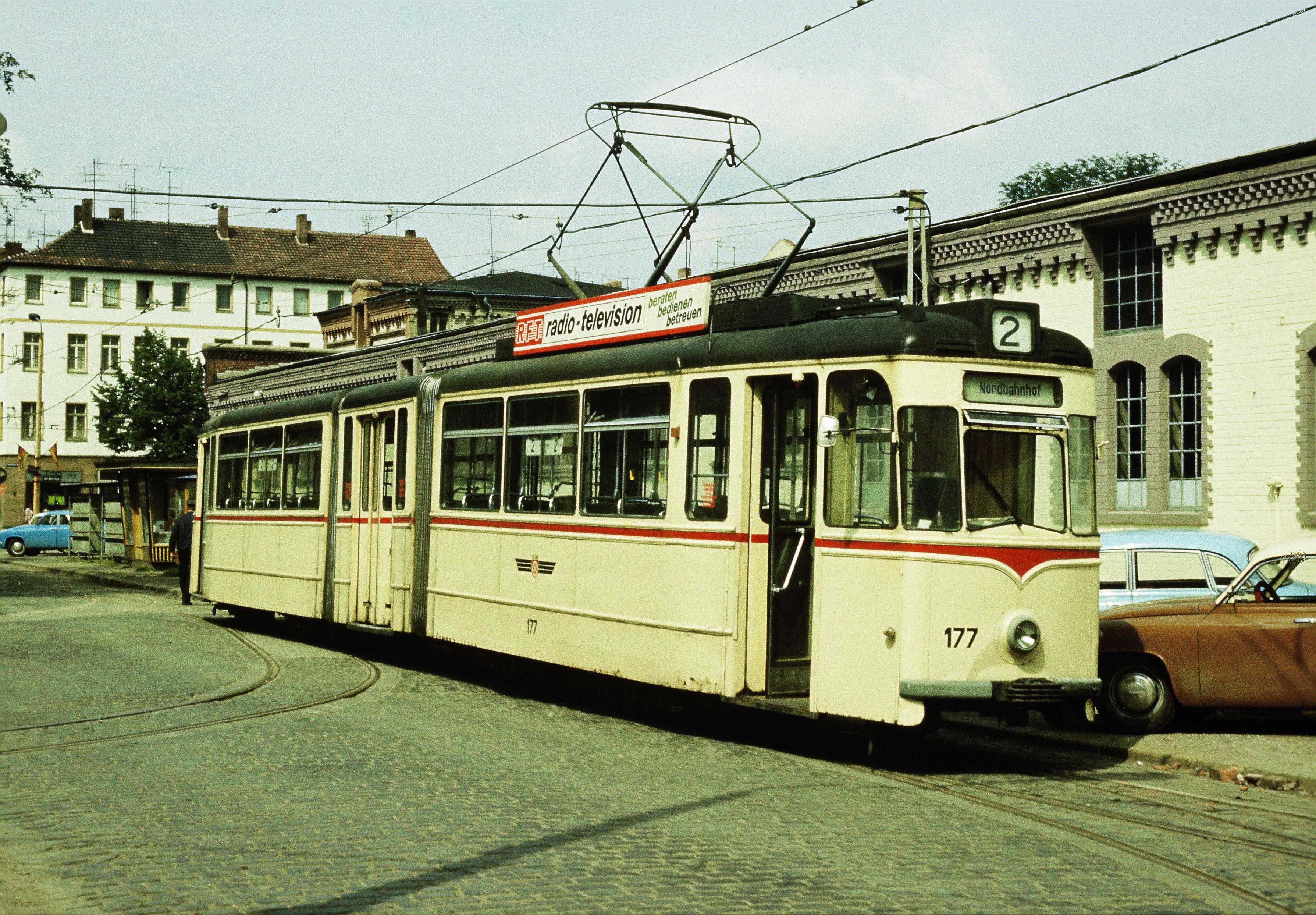 Wagen 177 in der Breitscheidstraße