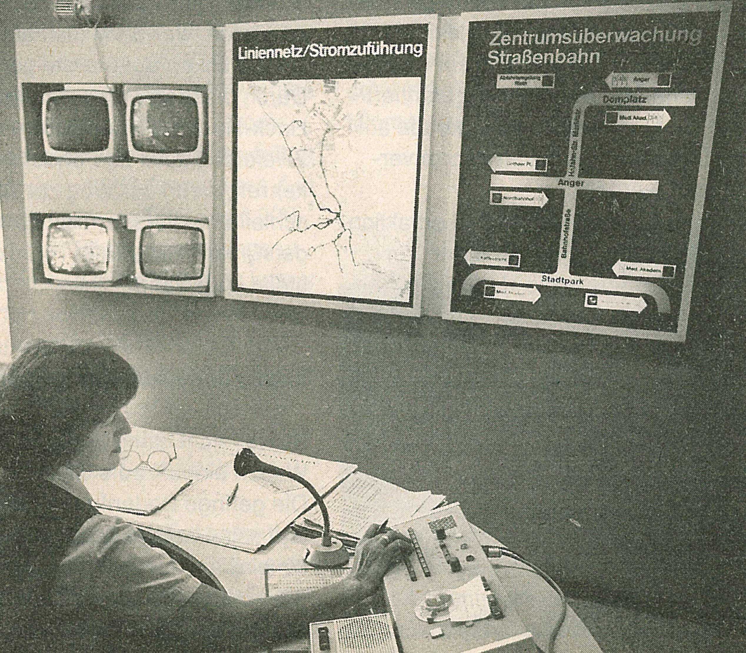 Blick in die Dispatcherzentrale